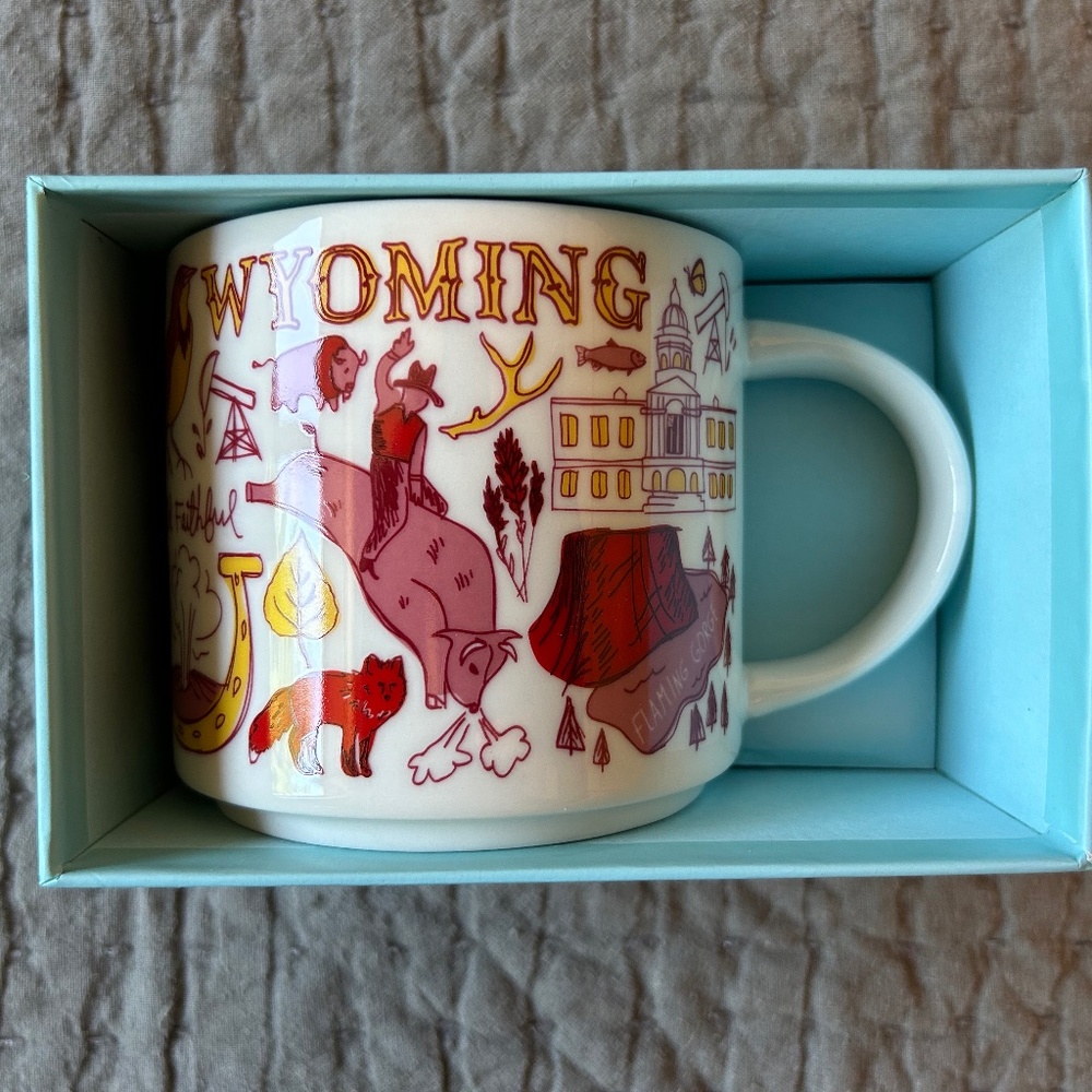 Starbucks Wyoming Been There Series Mug - New in Box